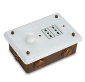 Art. 96 Rotary Switch/Outlet Combination